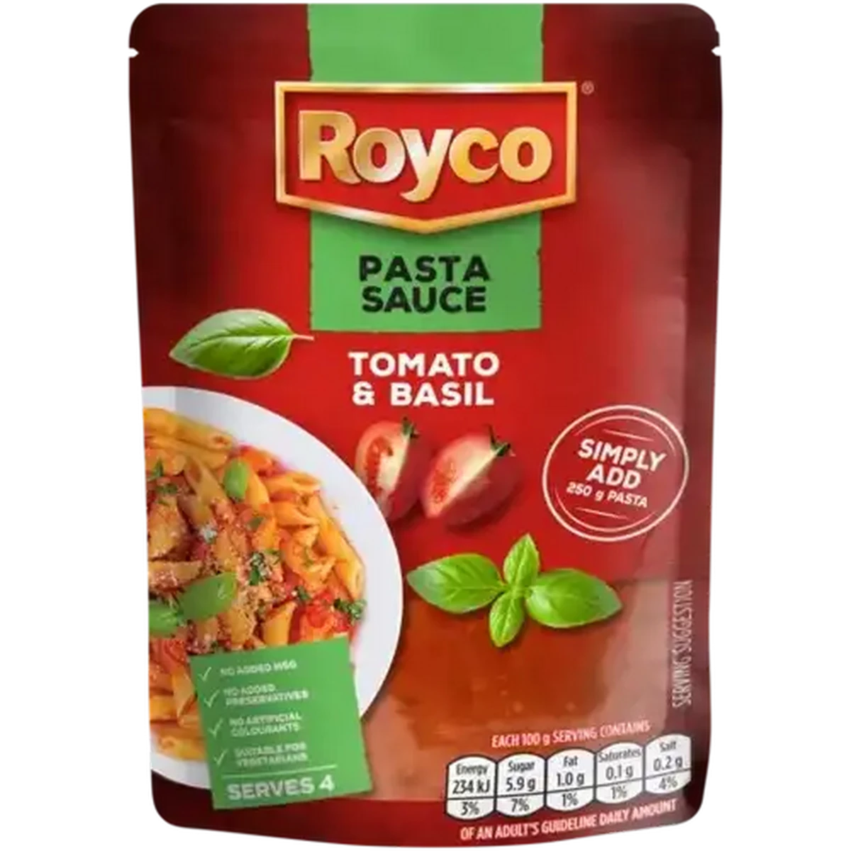 Checkers Sixty60 | Royco Tomato & Basil Pasta Sauce 400g