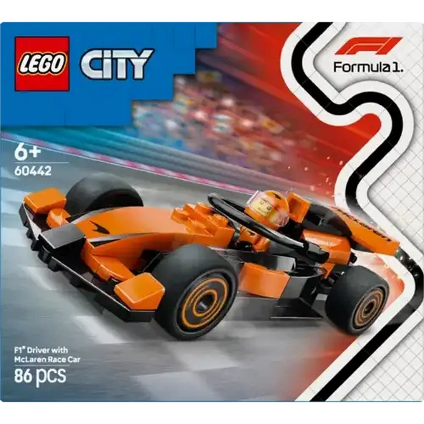 Checkers Sixty60 | LEGO® City F1® Driver with McLaren Race Car 60442