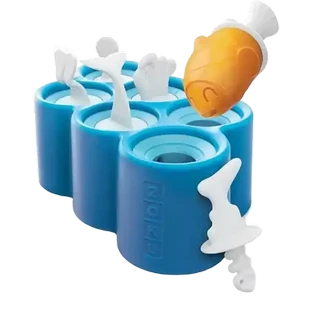 ZOKU Fish Fun Ice Pop Mould Set 9 Piece