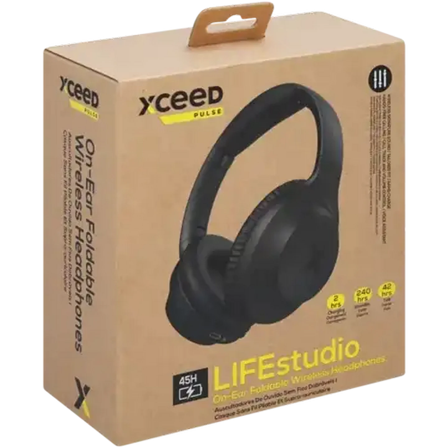 Checkers Sixty60 | Xceed Black Foldable Over-Ear Bluetooth Headphones