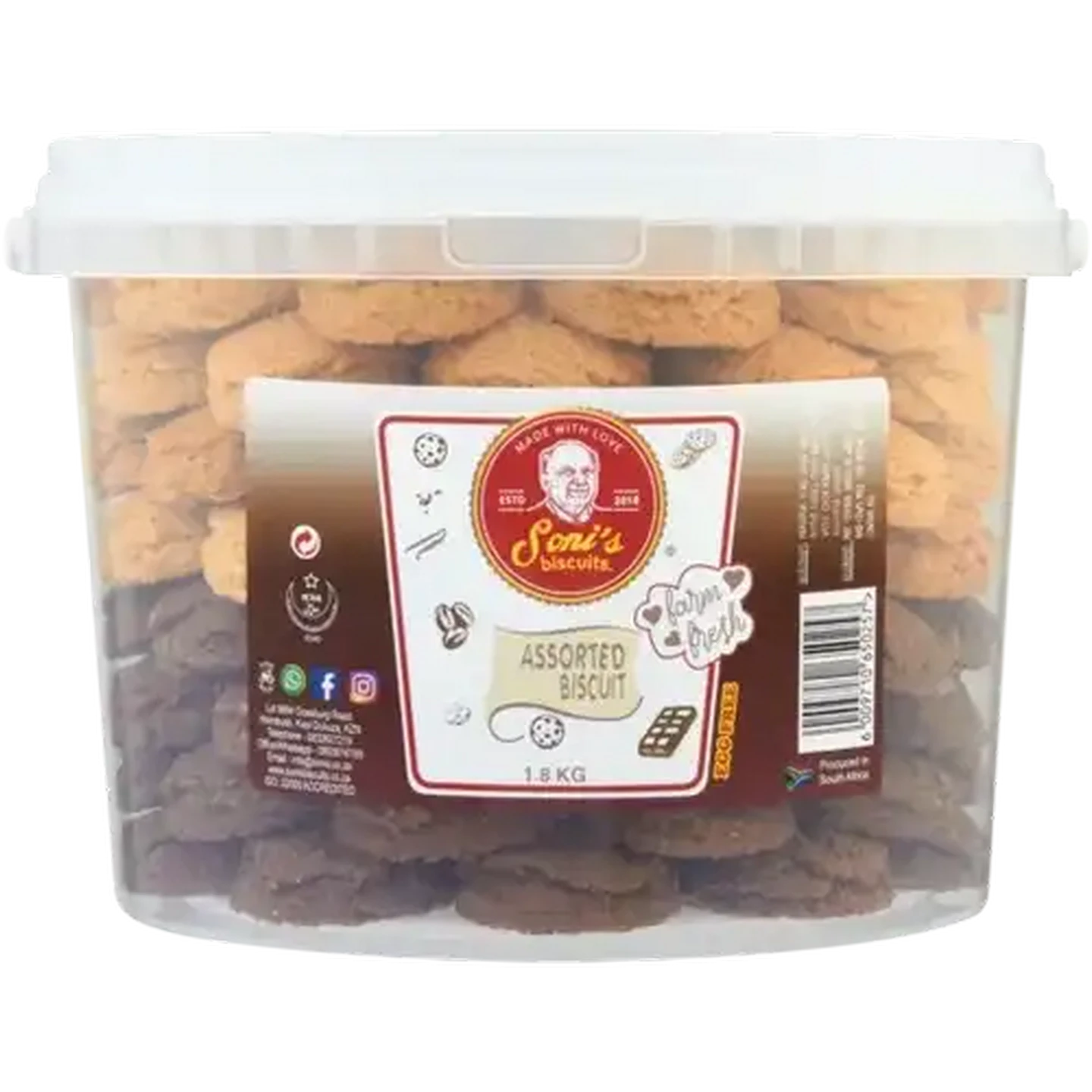 Checkers Sixty60 | Soni's Biscuits Assorted Biscuits 1.8kg