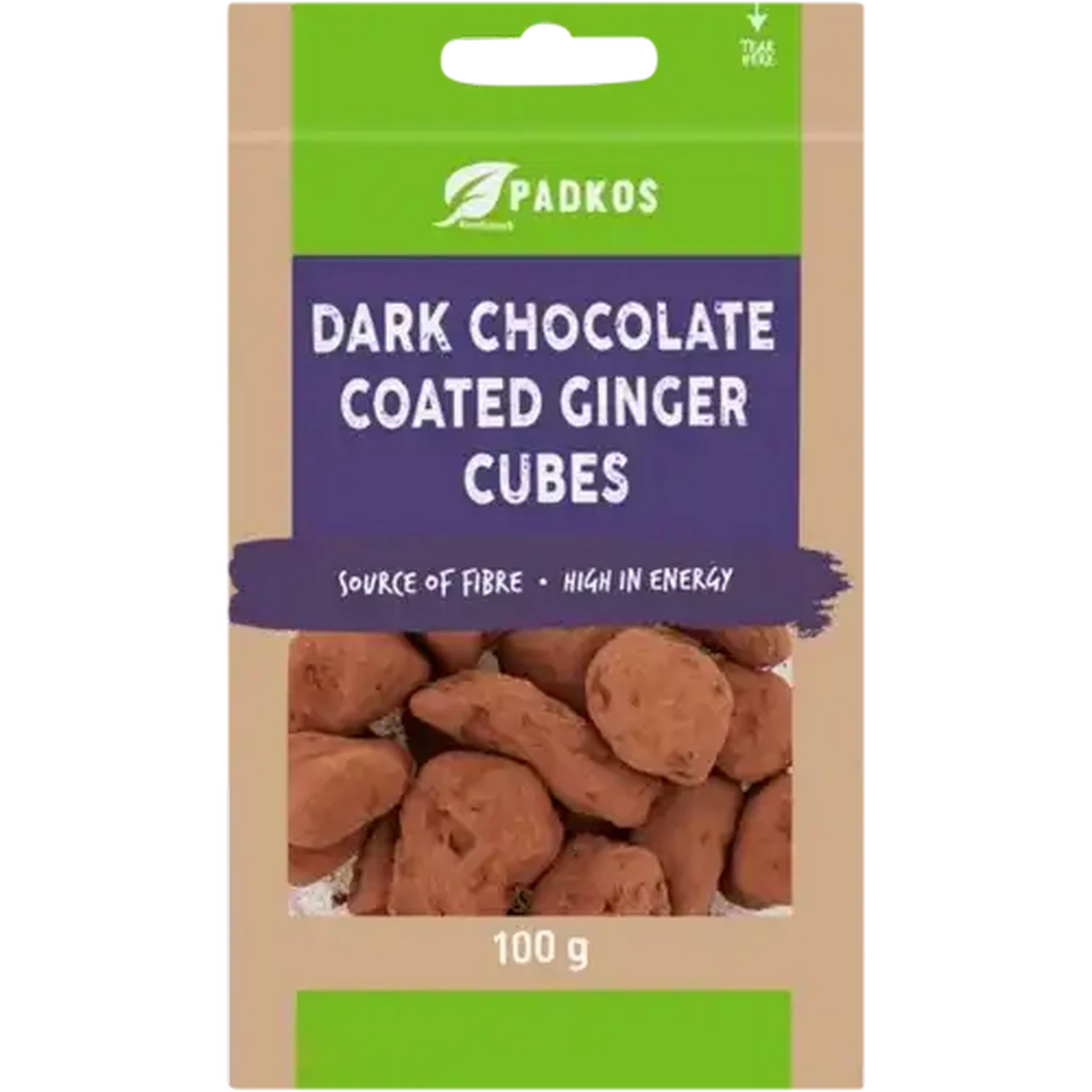 Checkers Sixty60 | Padkos Dark Chocolate Coated Ginger Cubes 100g