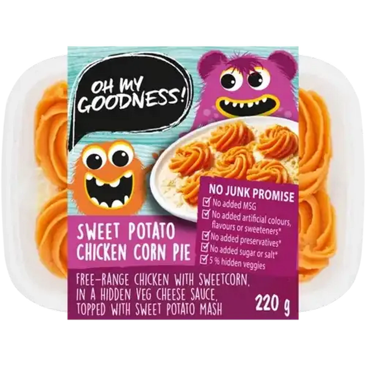 Checkers Sixty60 | Oh My Goodness! Sweet Potato Chicken Corn Pie 220g