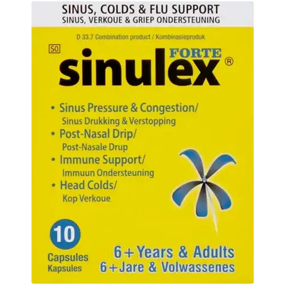 Checkers Sixty60 | Sinulex Forte Sinus, Colds & Flu Support Capsules 10 ...