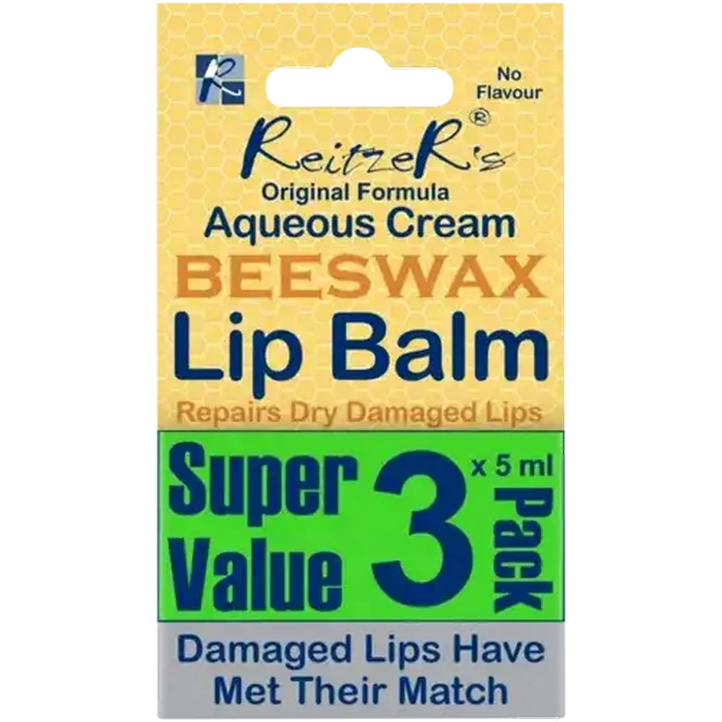 Checkers Sixty60 | Reitzer's Aqueous Cream Beeswax Lip Balm 3 x 5ml