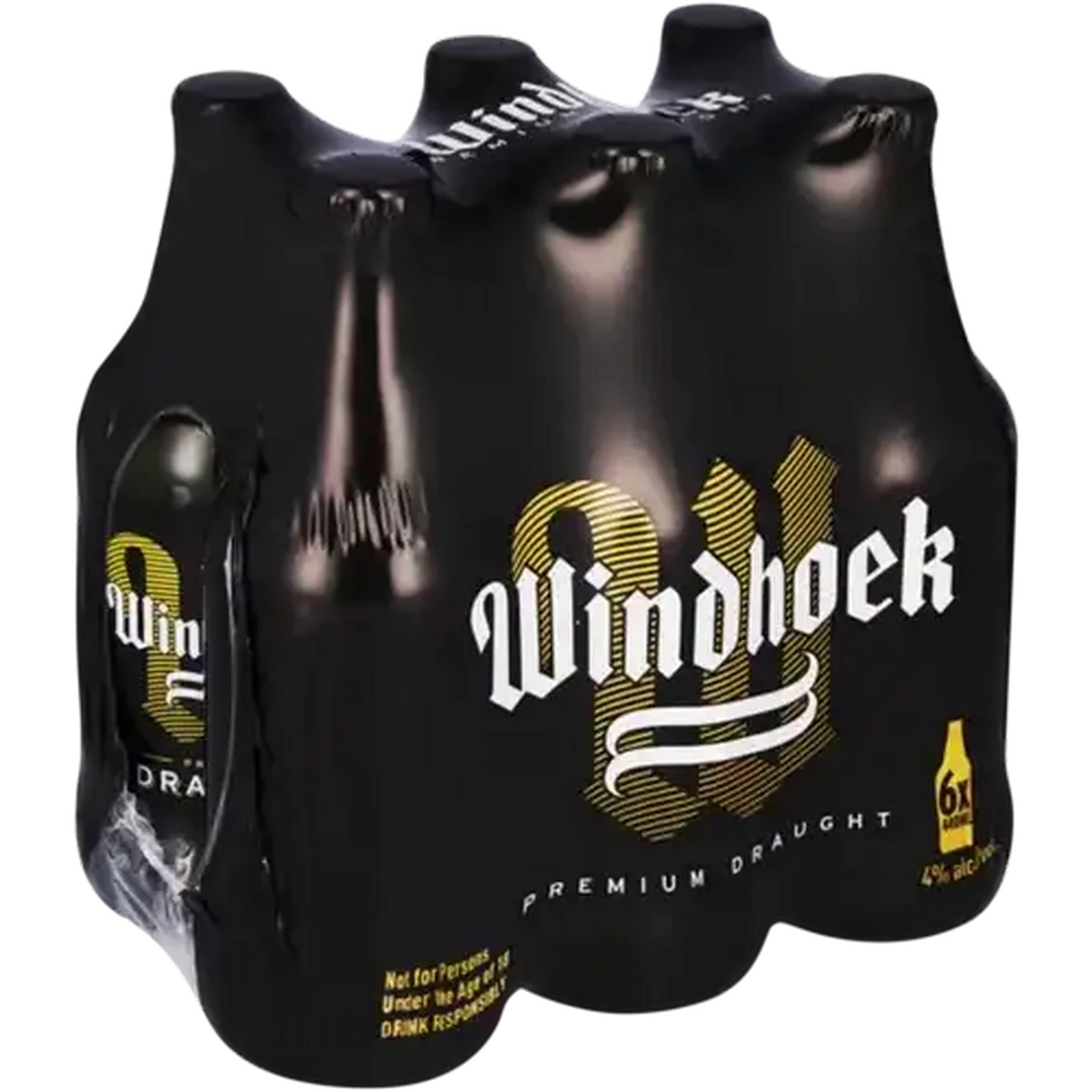 Image of Windhoek Premium Draught Beer Bottles 6 x 440ml