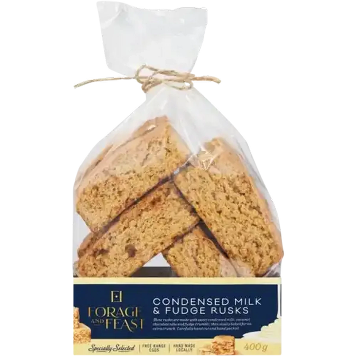 Checkers Sixty60 | Forage And Feast Condensed Milk & Fudge Rusks 400g