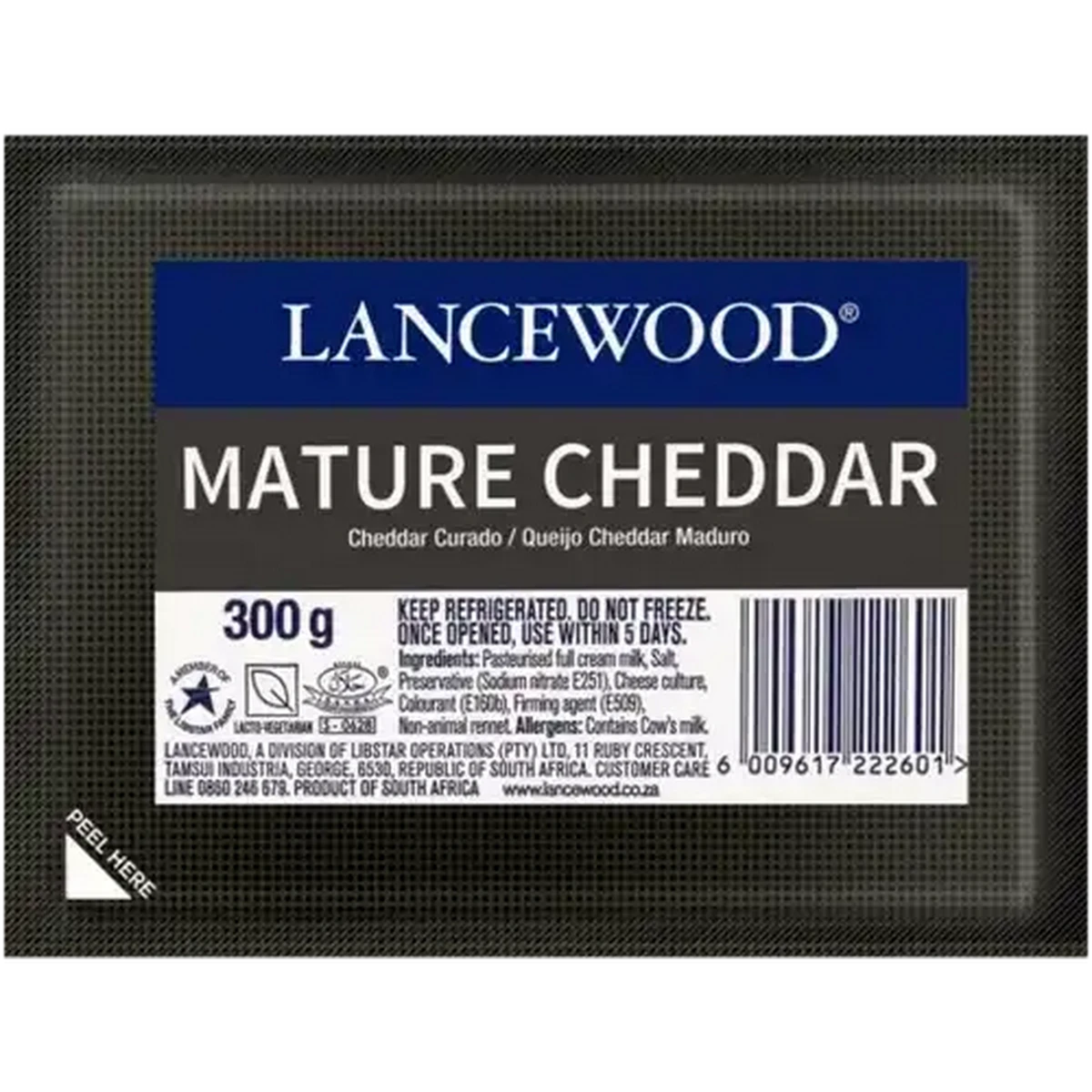 Checkers Sixty60 | LANCEWOOD Mature Cheddar Cheese 300g