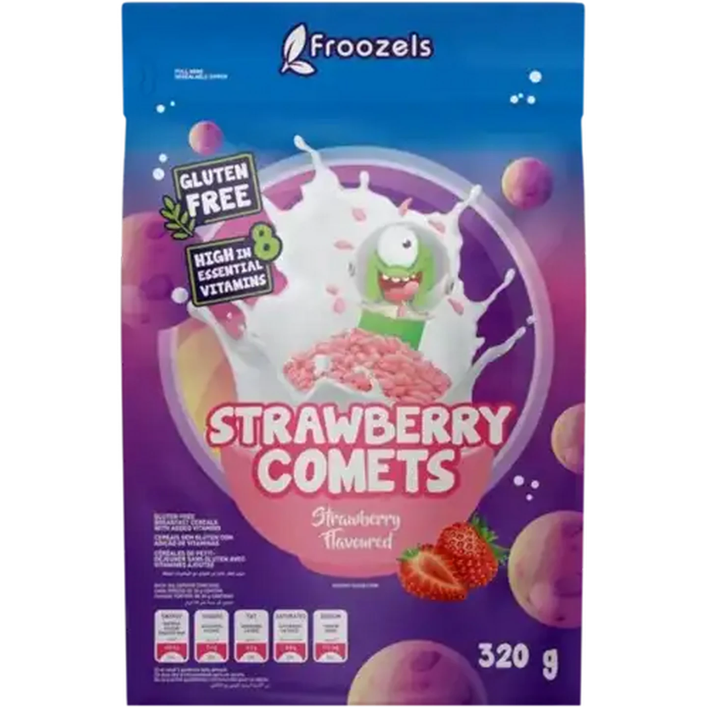 Checkers Sixty60 | Froozels Strawberry Comets Breakfast Cereal 320g