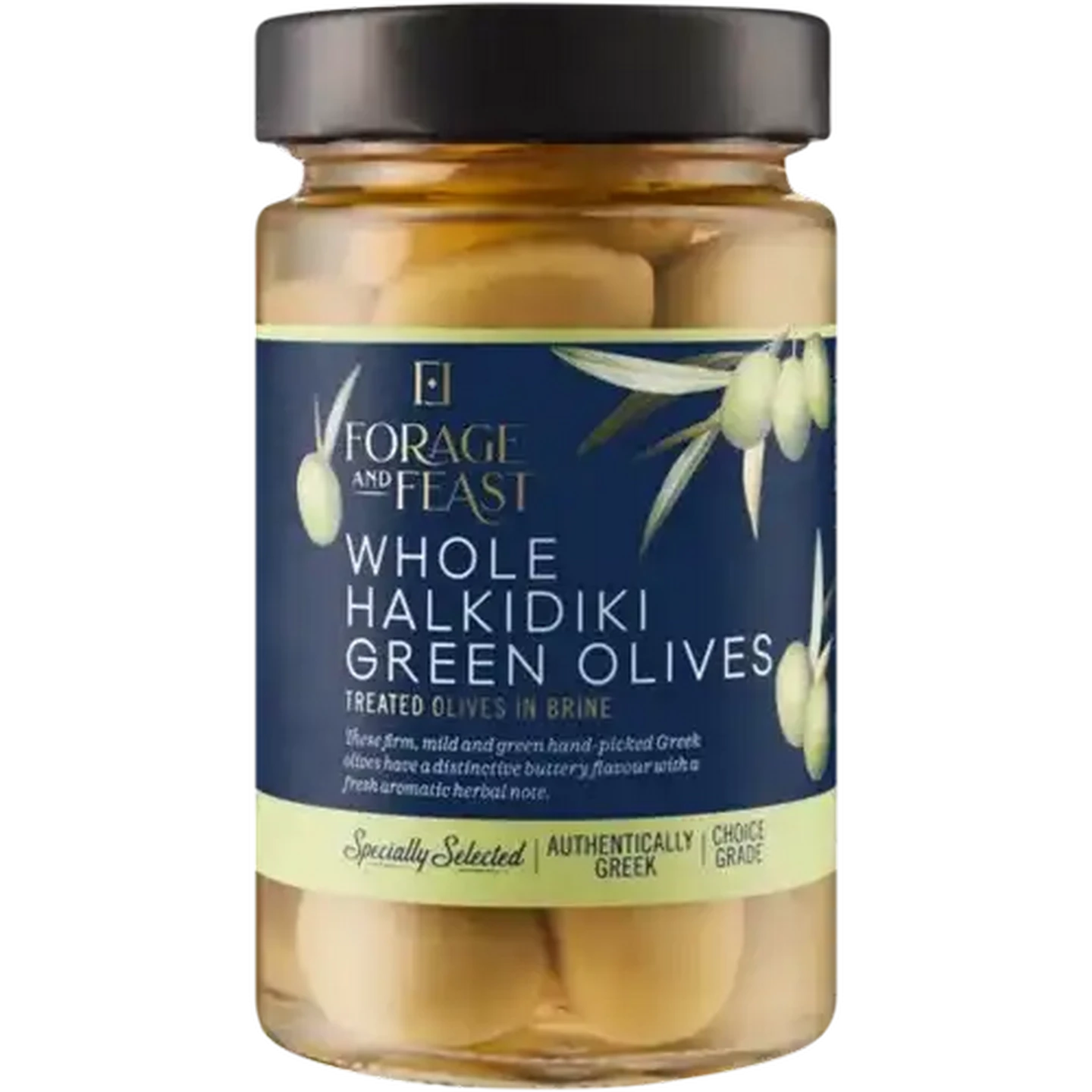 Checkers Sixty60 | Forage And Feast Whole Halkidiki Green Olives 300g
