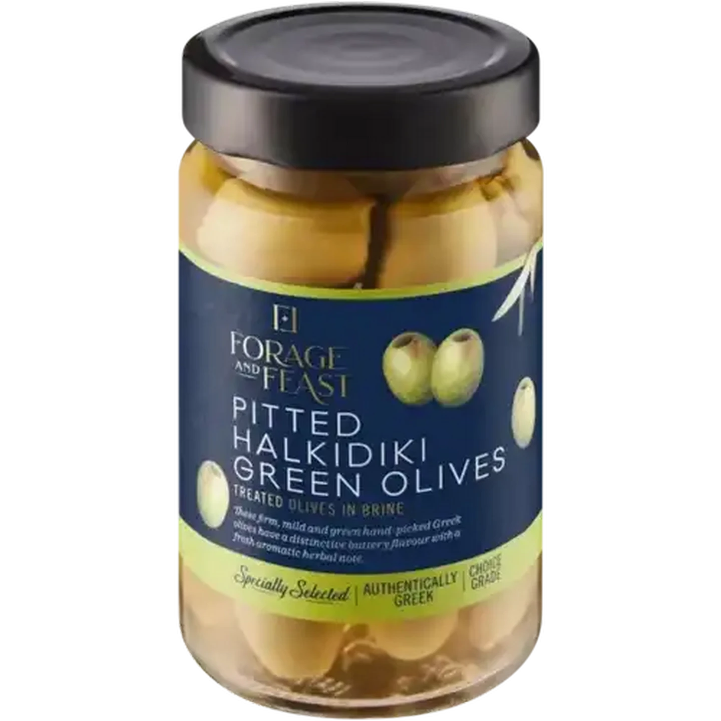 Checkers Sixty60 | Forage And Feast Pitted Halkidiki Green Olives 295g