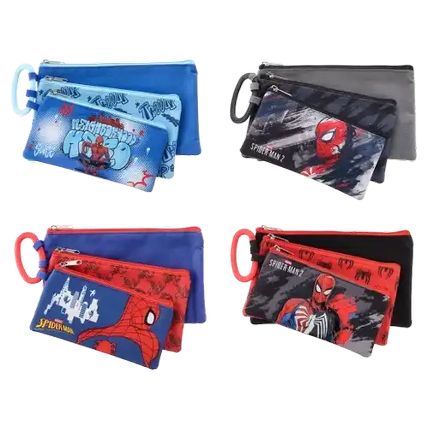 Checkers Sixty60 | Marvel Spiderman Pencil Bag 3 Piece (Design May