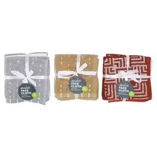 Checkers Sixty60 | Essentials Textured Face Cloth Set 30 x 30cm 4-Pack ...
