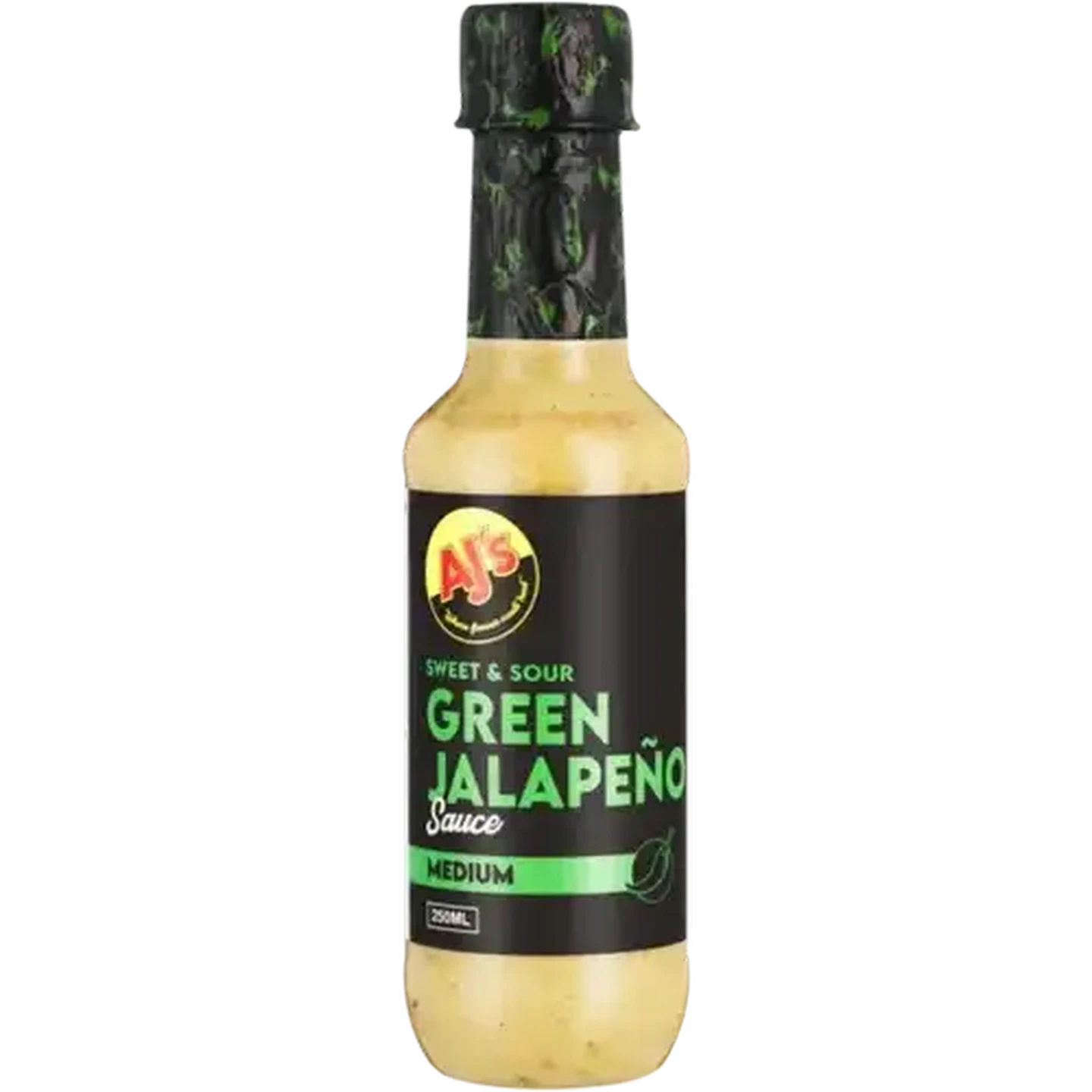 Checkers Sixty60 | AJ's Medium Sweet & Sour Green Jalapeño Sauce 250ml