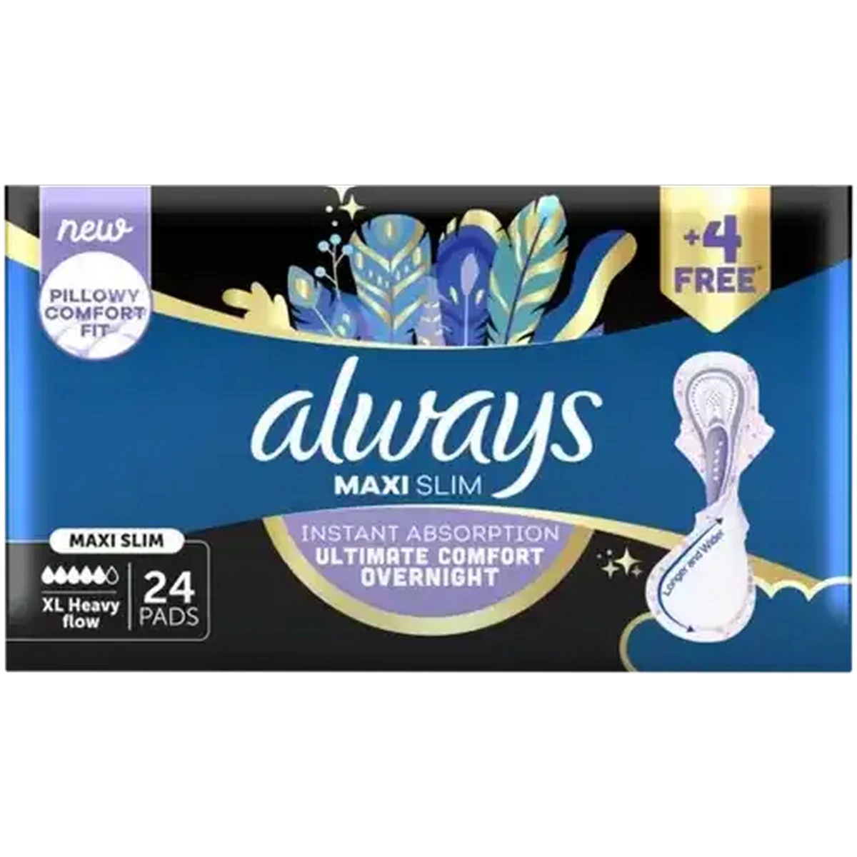 Checkers Sixty60 | Always XL Heavy Flow Maxi Slim Sanitary Pads 24 Pack