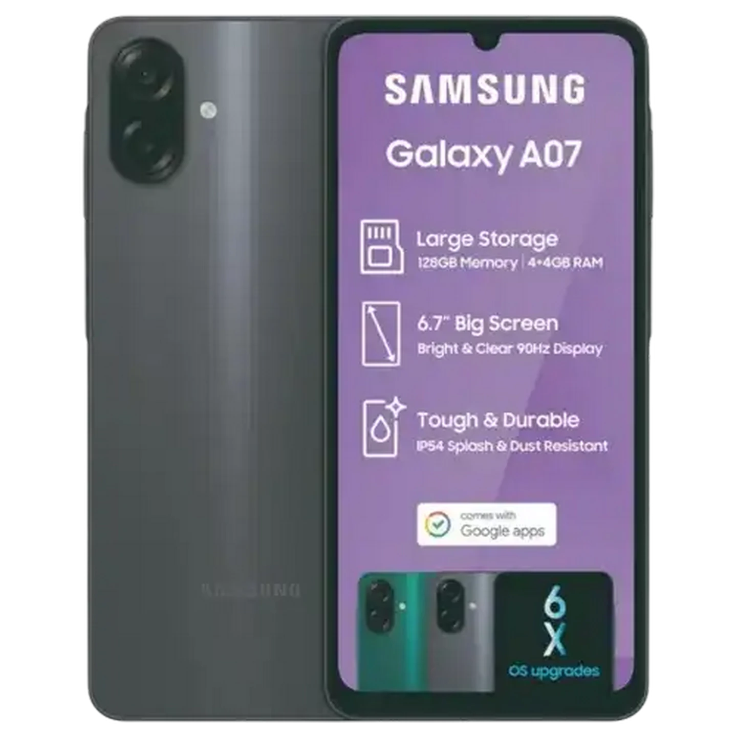 Checkers Sixty60 | Samsung A07 Black Smartphone 128GB