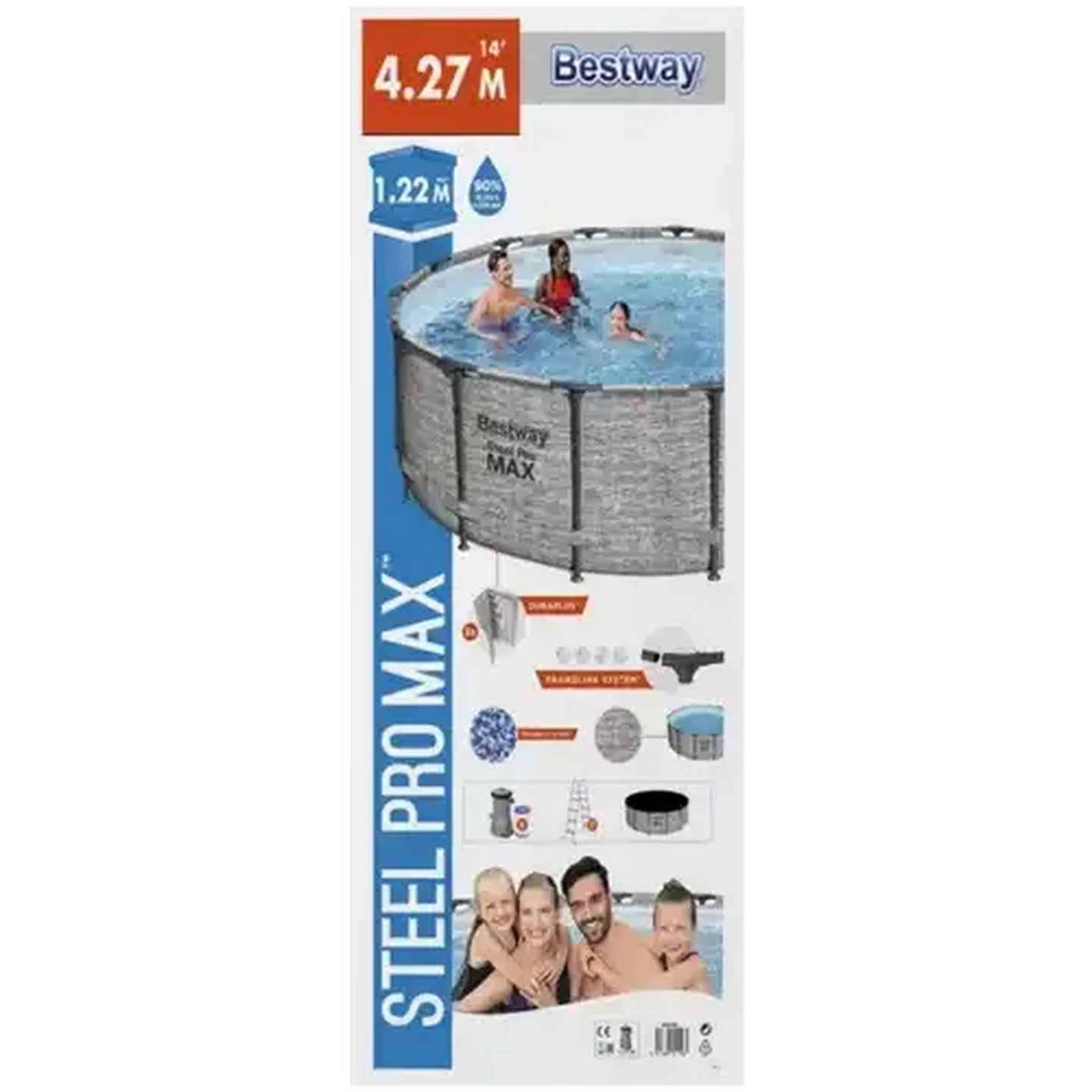 Image of Bestway Steel Pro Max Pool Set 4.27m (Colour May Vary)