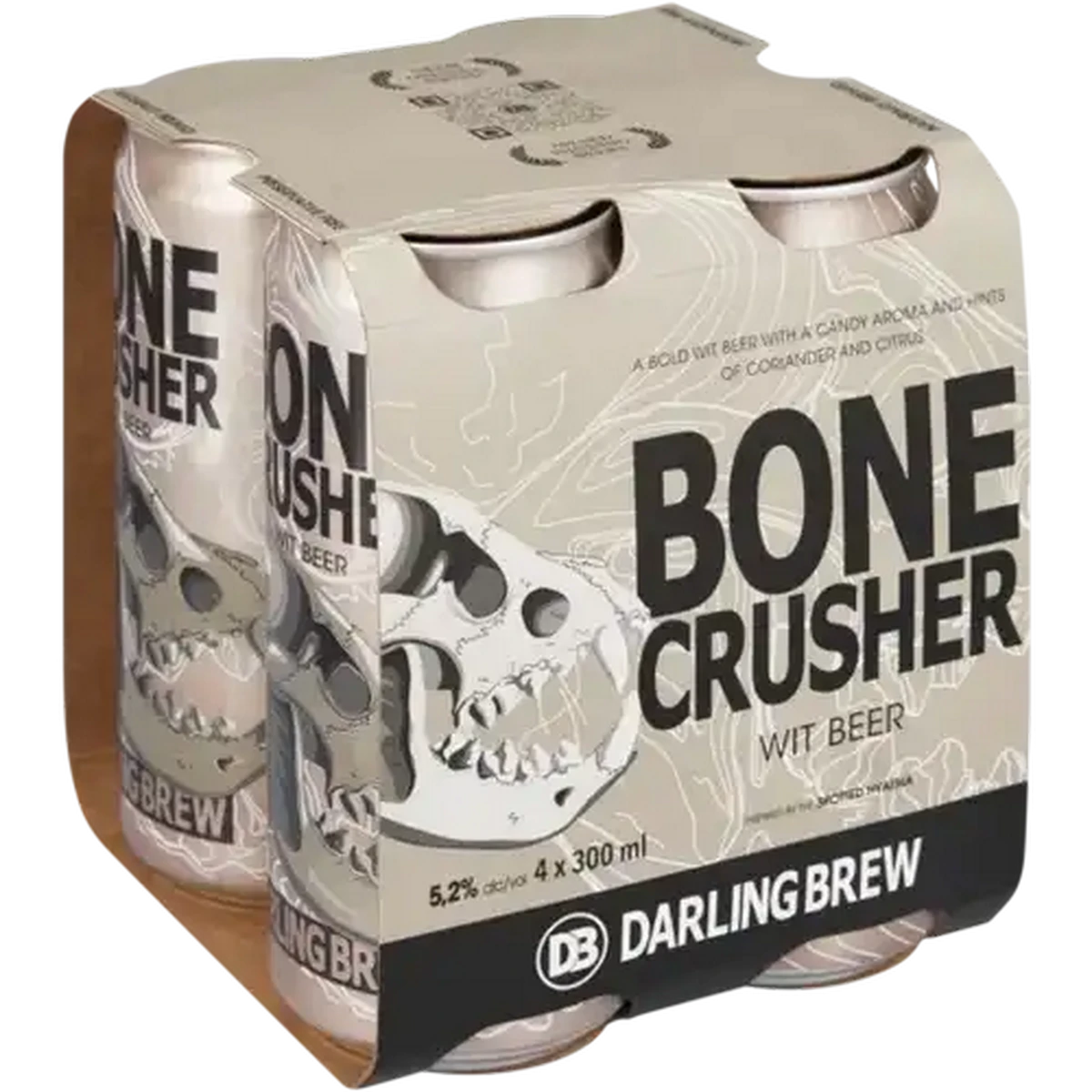Checkers Sixty60 | Darling Brew Bone Crusher Wit Beer Cans 4 x 300ml