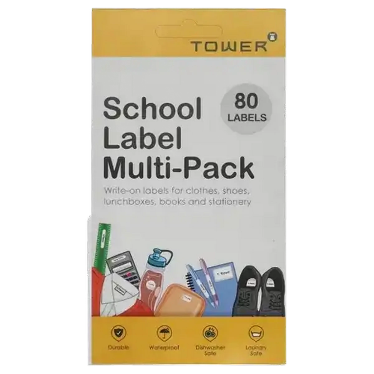 Checkers Sixty60 | Tower School Label Multi-Pack 80 Piece