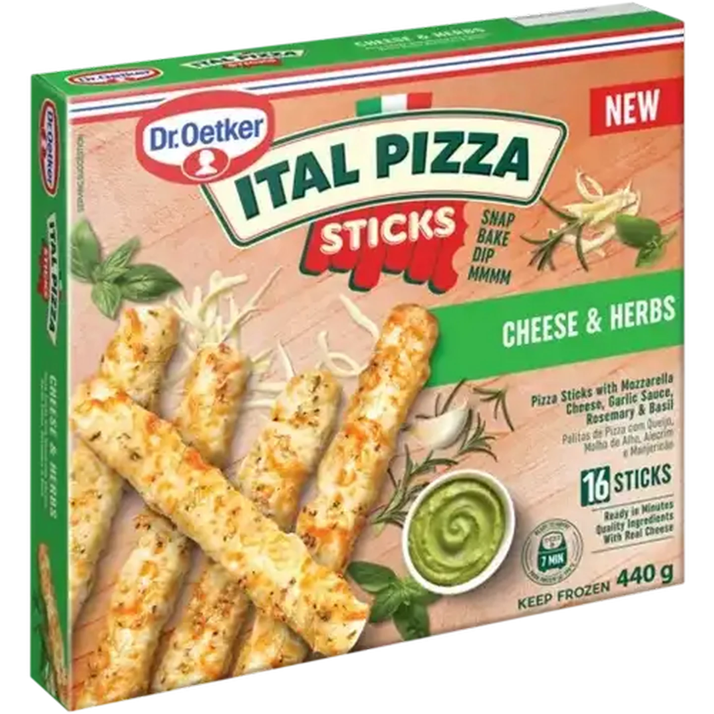 DELIQUETTE　50g Checkers Sixty60 | Dr. Oetker Ital Pizza Frozen Cheese & Herbs