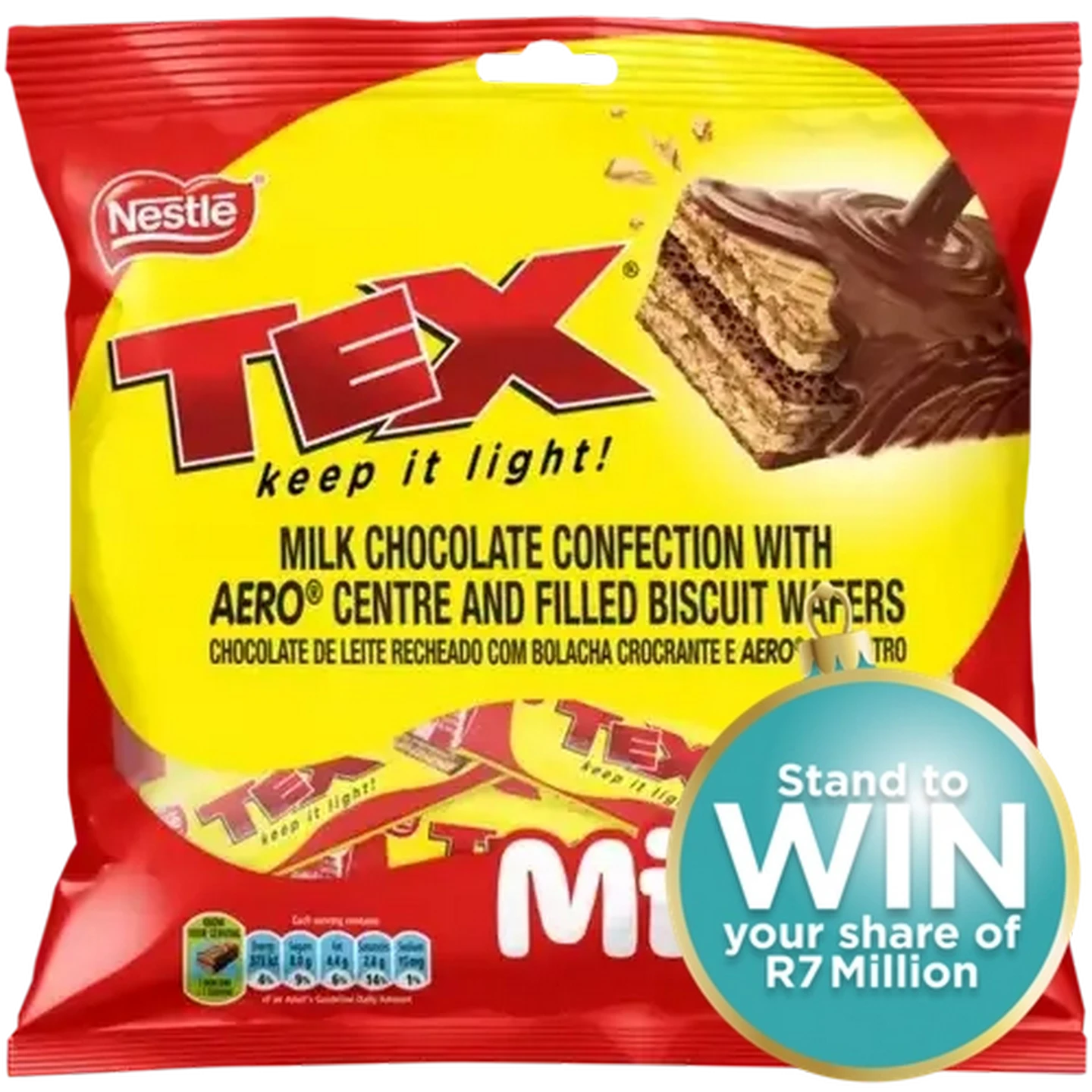 Checkers Sixty60 | Nestlé Tex Minis Milk Chocolate Bar 182g