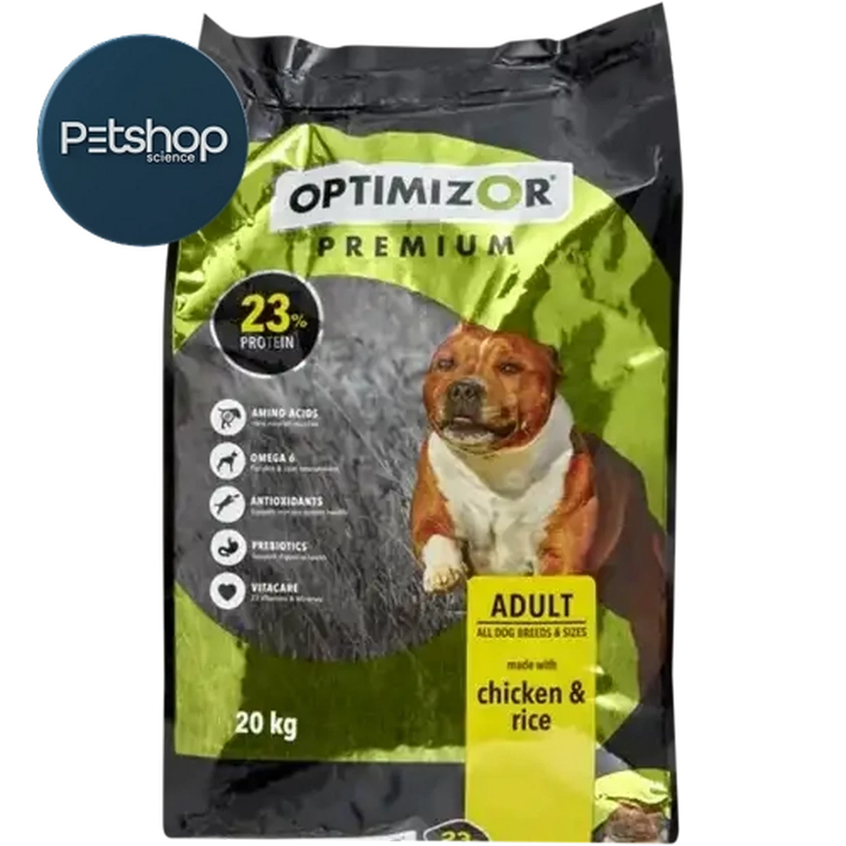Checkers Sixty60 | Optimizor Premium Chicken & Rice Adult Dry Dog Food 20kg