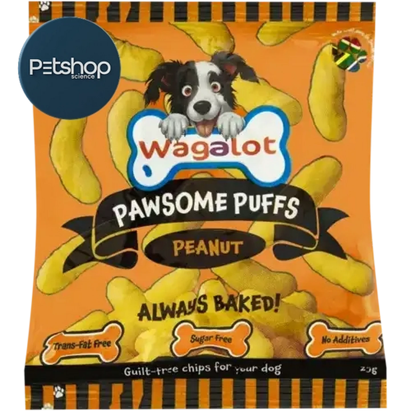 Checkers Sixty60 | Wagalot Peanut Pawsome Puffs Dog Chips 25g