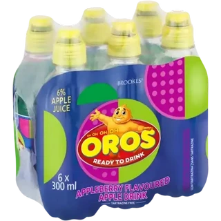 Oros Appleberry Flavoured Apple Drink 6 x 300ml