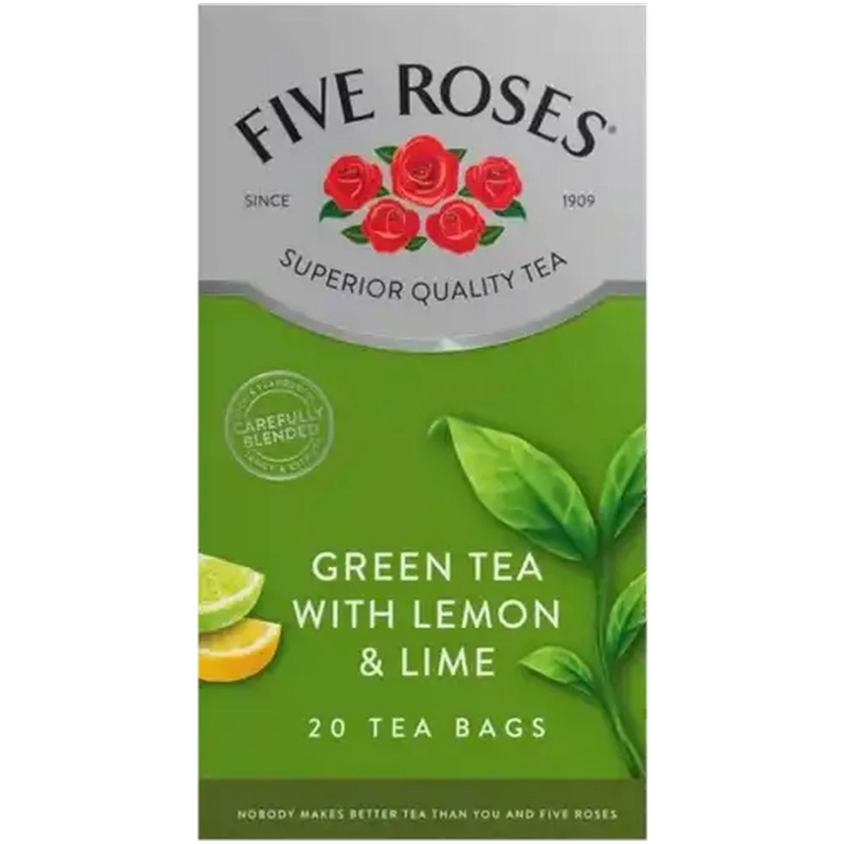 Checkers Sixty60 | Five Roses Green Tea with Lemon & Lime Teabags 20 Pack