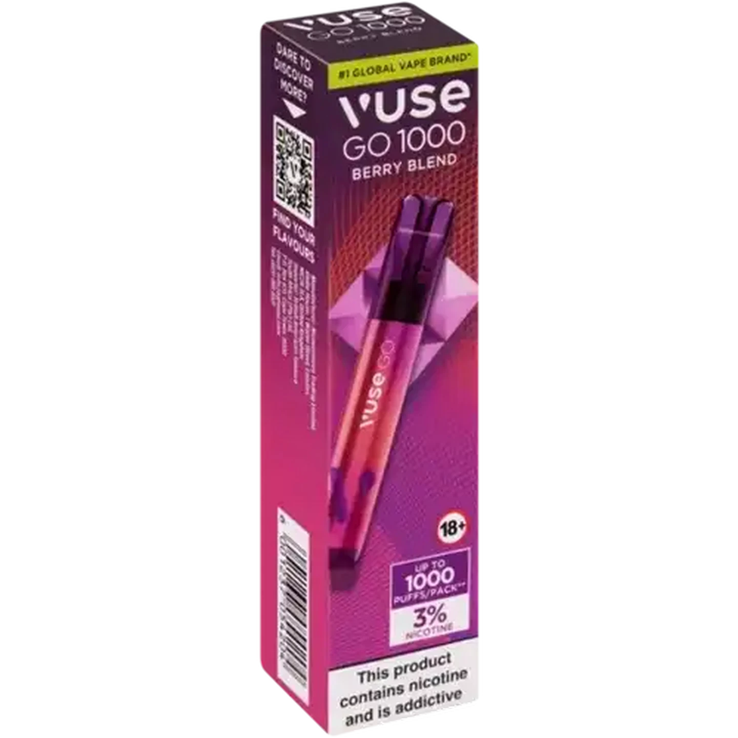 vuse go likit Vuse Go Berry Blend 1000 Vuse Go Reload 1000 Pen Prefilled Pod Kit Vuse GO  1000