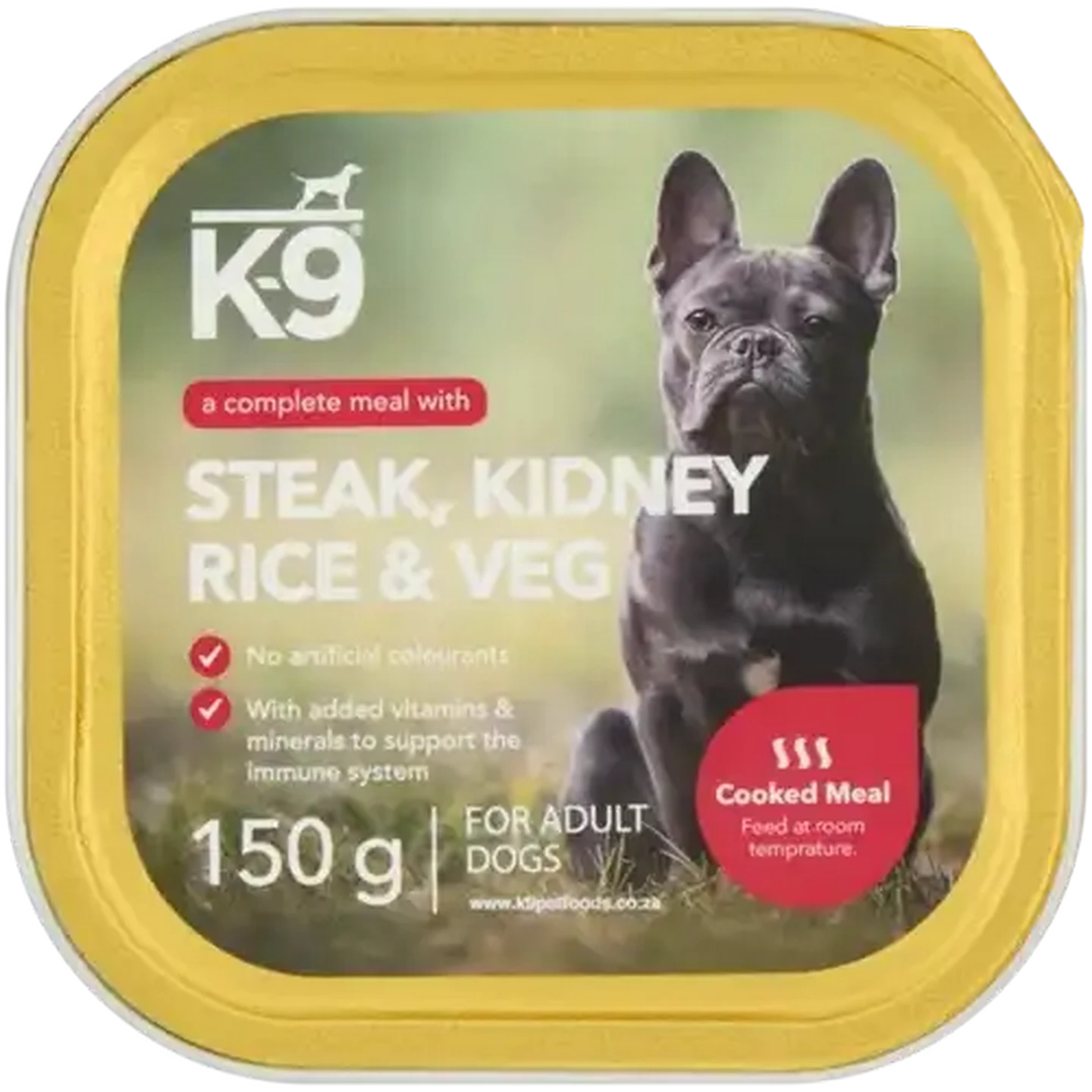 Checkers Sixty60 | K-9 Steak, Kidney, Rice & Veg Adult Wet Dog