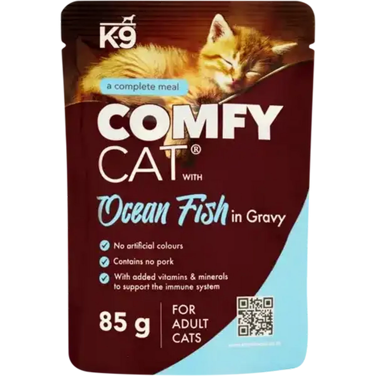 Checkers Sixty60 | K-9 Comfy Cat Ocean Fish Adult Wet Cat Food in