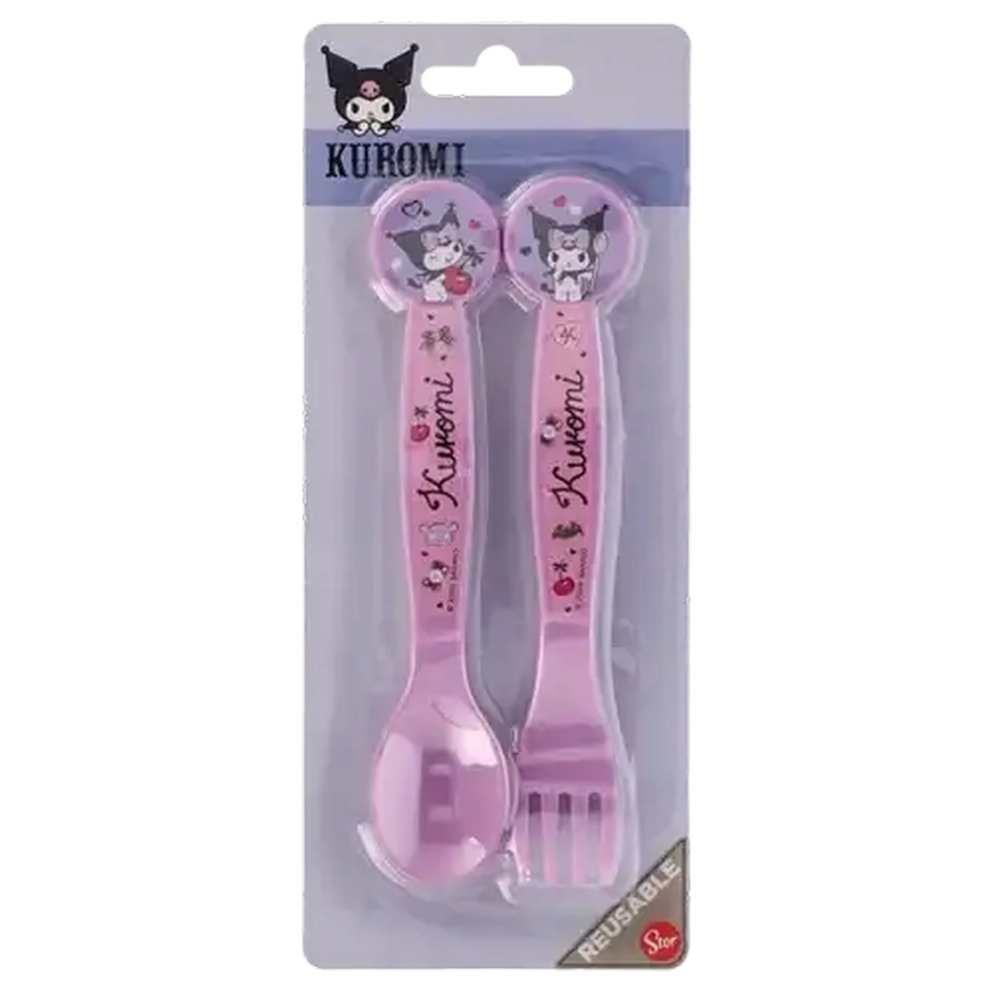 Checkers Sixty60 | Kuromi Sweet Plastic Cutlery Set 2-Piece