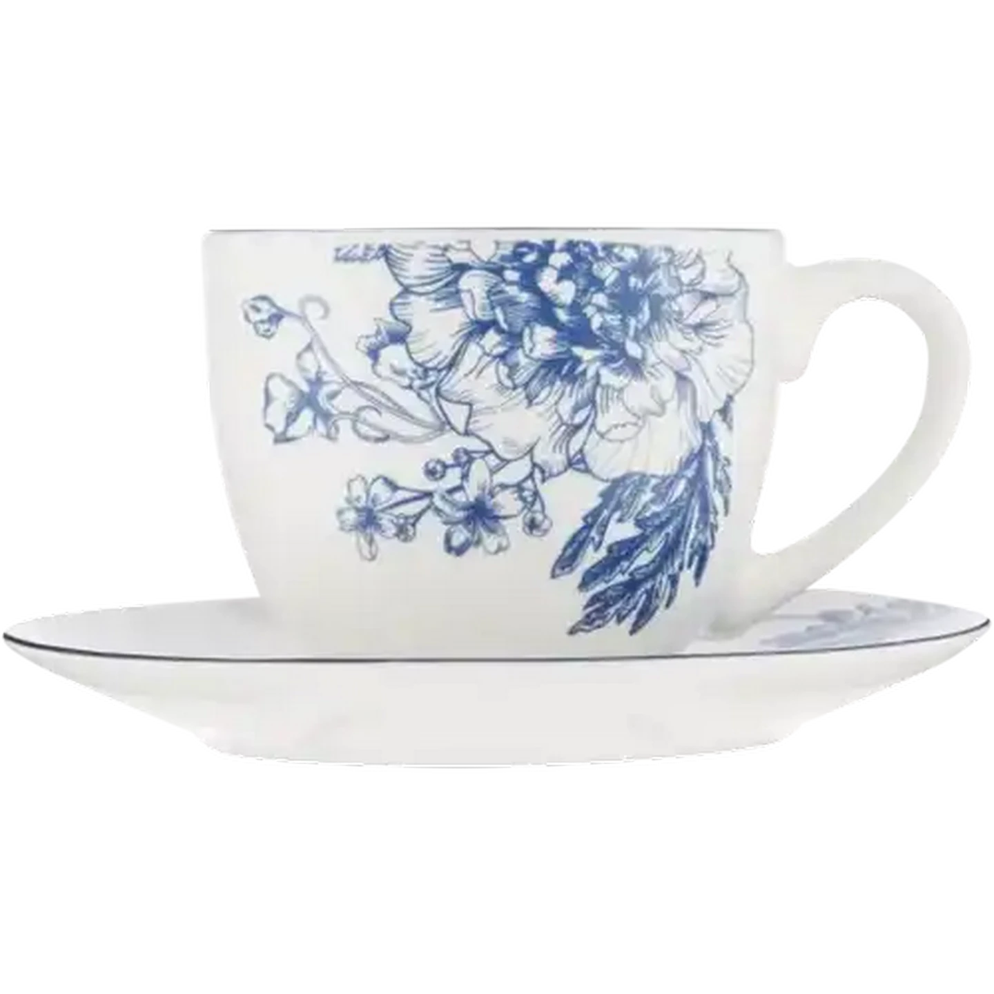 Checkers Sixty60 | Blue Floral Print Cup & Saucer Set
