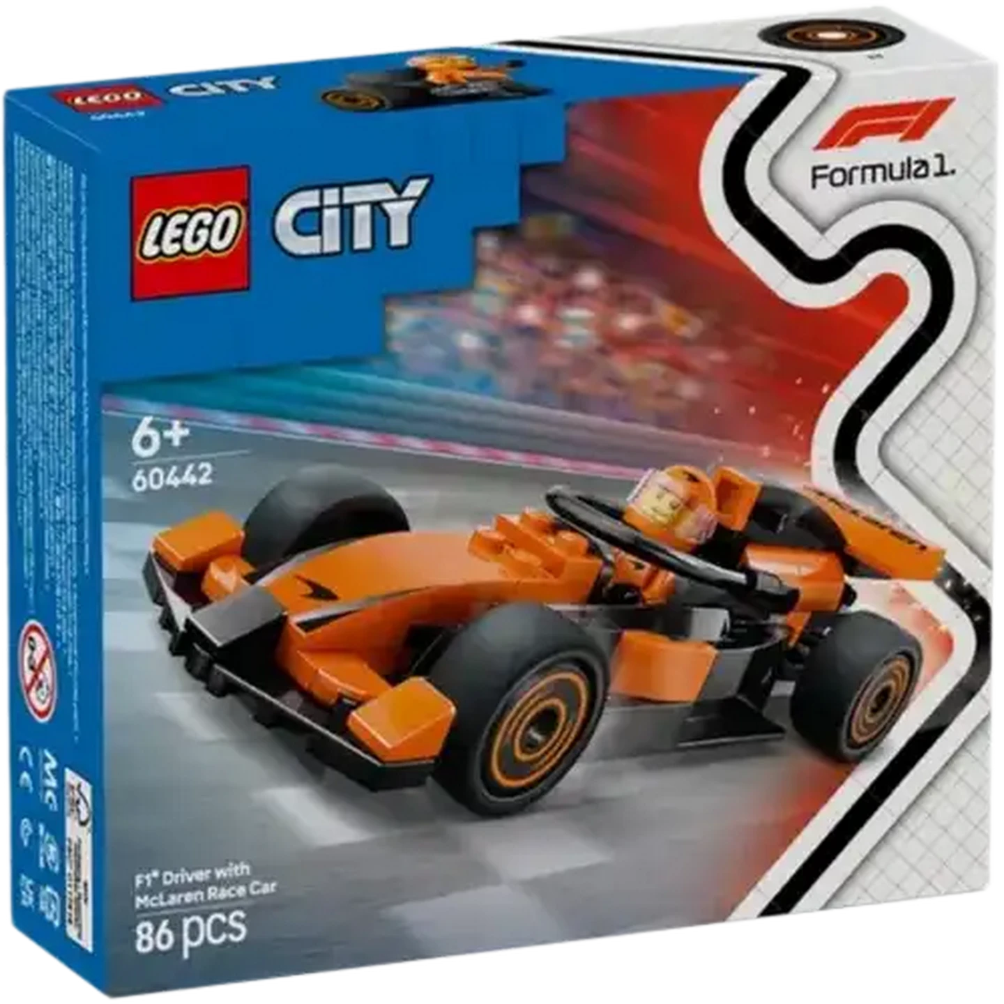 Checkers Sixty60 | LEGO® City F1® Driver with McLaren Race Car 60442