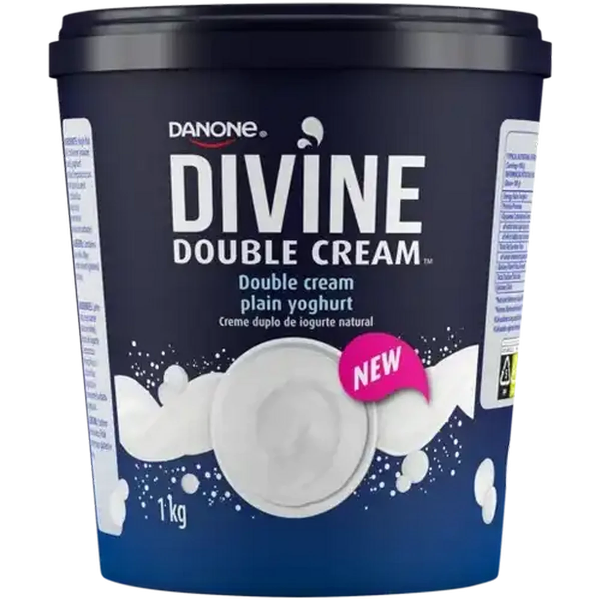 Checkers Sixty60 | Danone Divine Double Cream Plain Yoghurt Tub 1kg