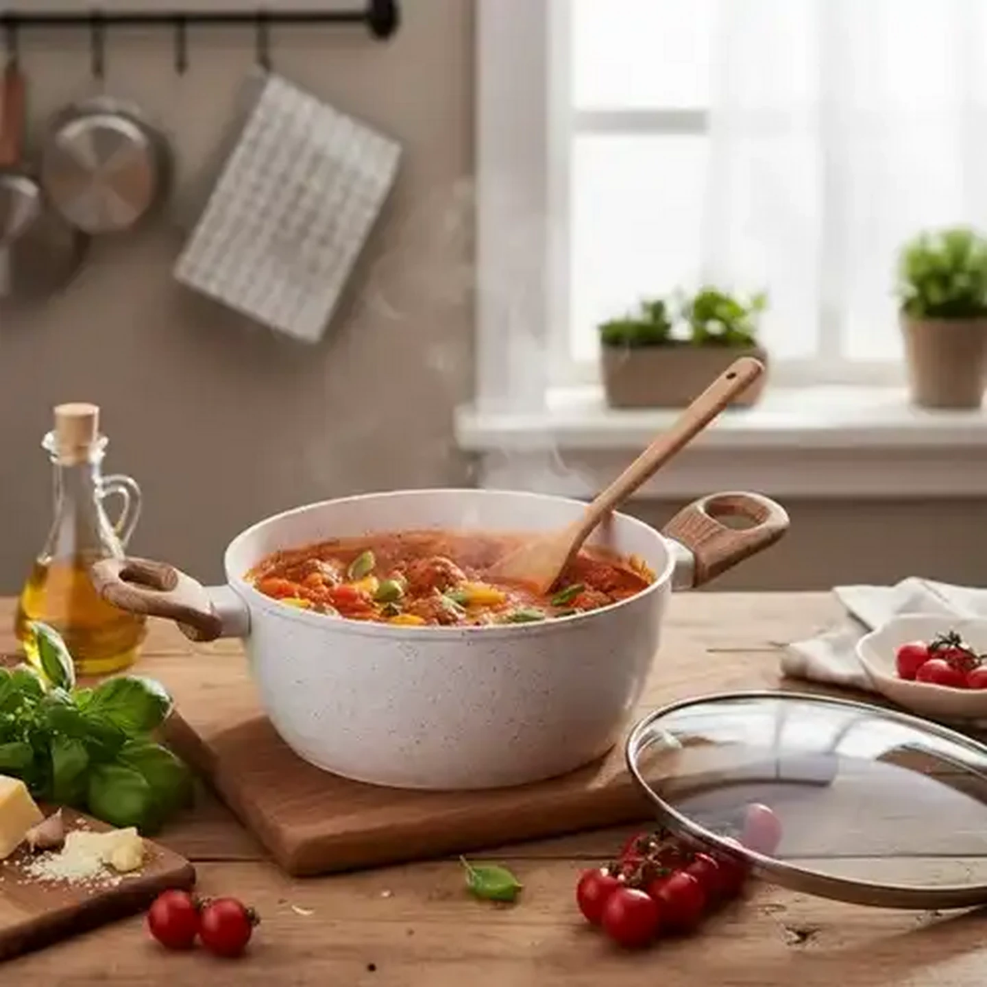 Checkers Sixty60 | Hazel Wood Forged Aluminium Casserole 20cm