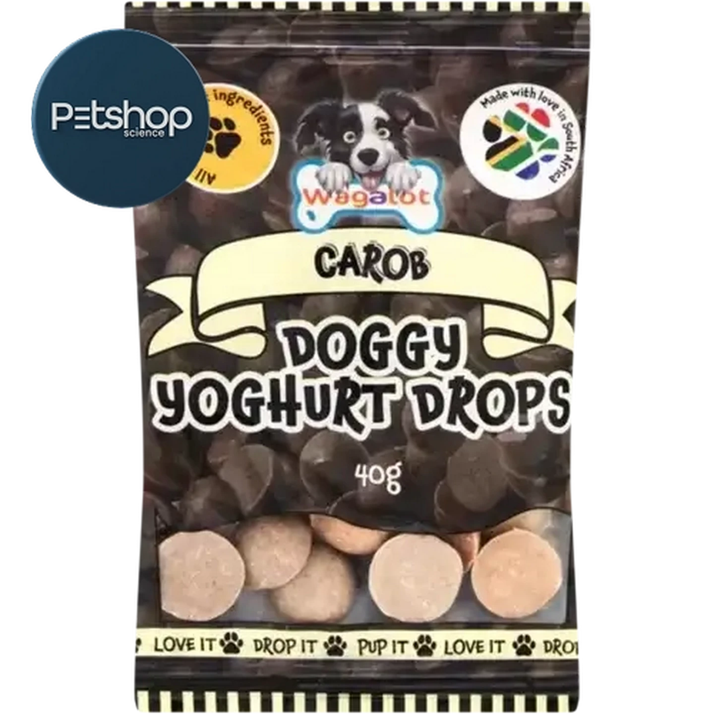 Checkers Sixty60 | Wagalot Carb Doggy Yoghurt Drops Dog Treats 40g