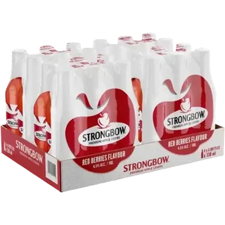Strongbow Red Berries Flavour Apple Cider Bottles 24 x 330ml