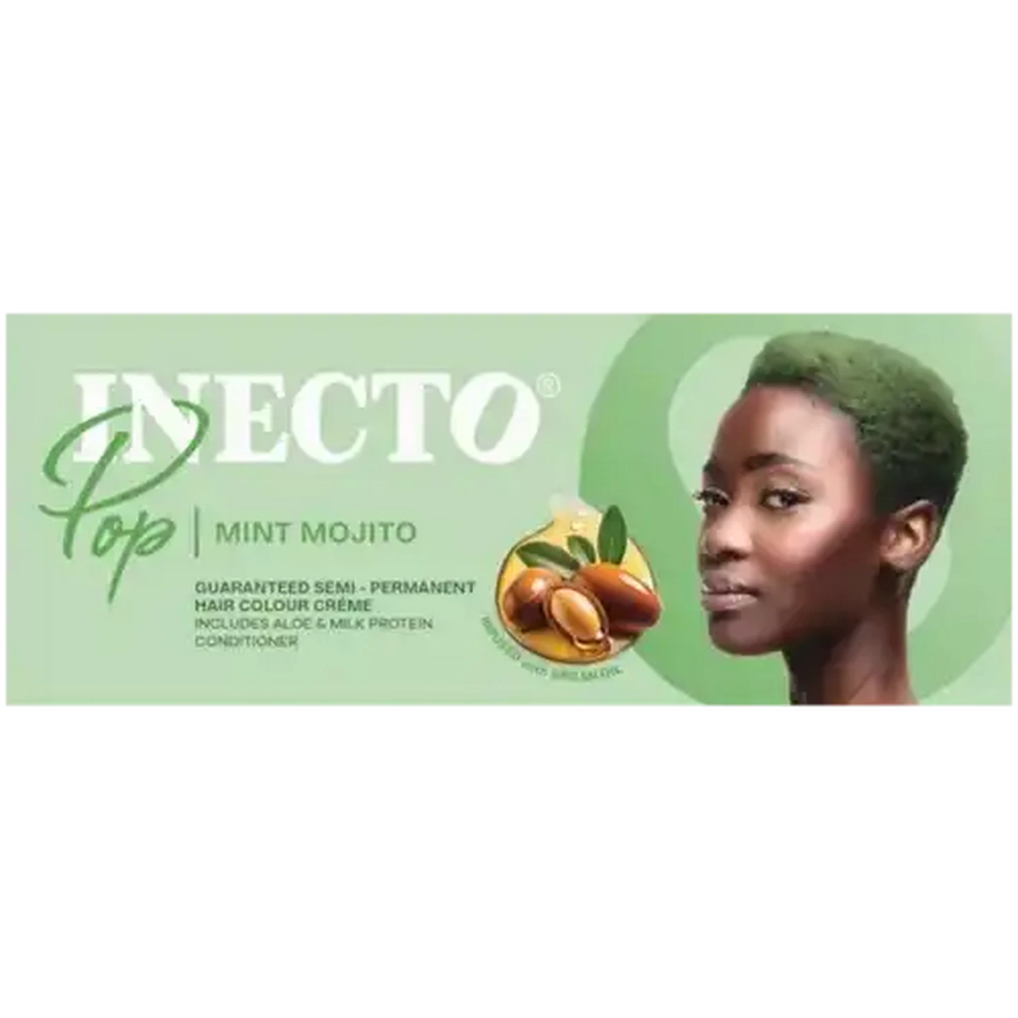 Image of Inecto Pop Mint Mojito Semi-Permanent Hair Colour Crème