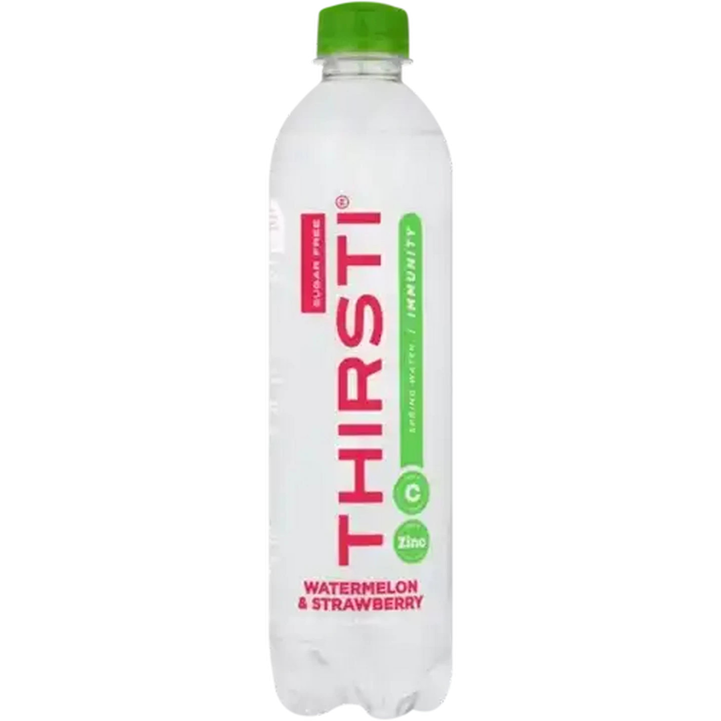 Image of Thirsti Watermelon & Strawberry Flavoured Sugar Free Sparkling Immunity Drink 500ml
