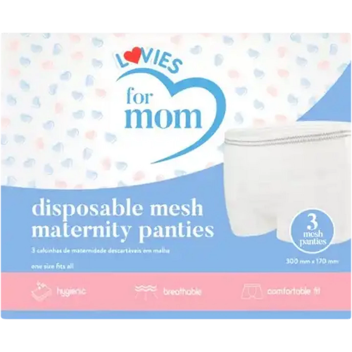 Image of Lovies For Mom Disposable Mesh Maternity Panties 3 Pack