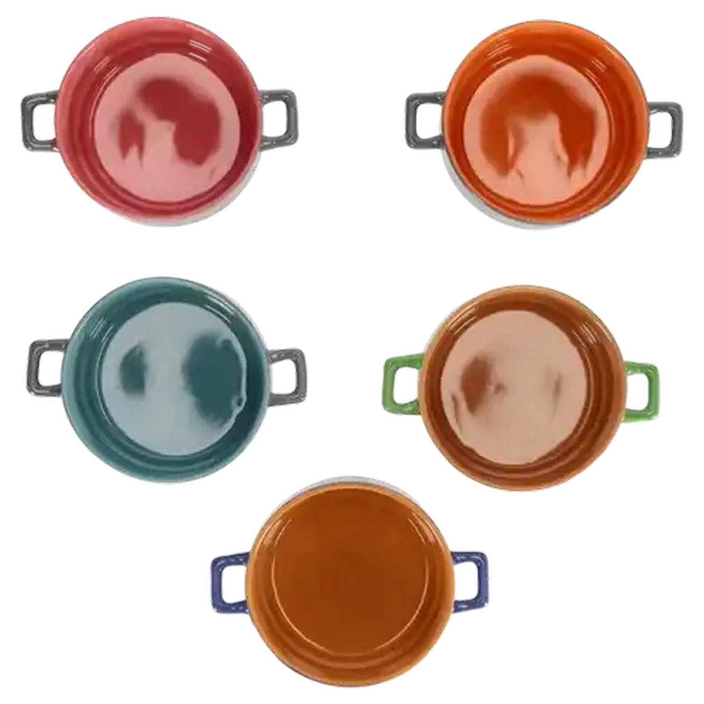 Image of 2 Tone Stoneware Soup Bowl 15.2cm (Colour May Vary)