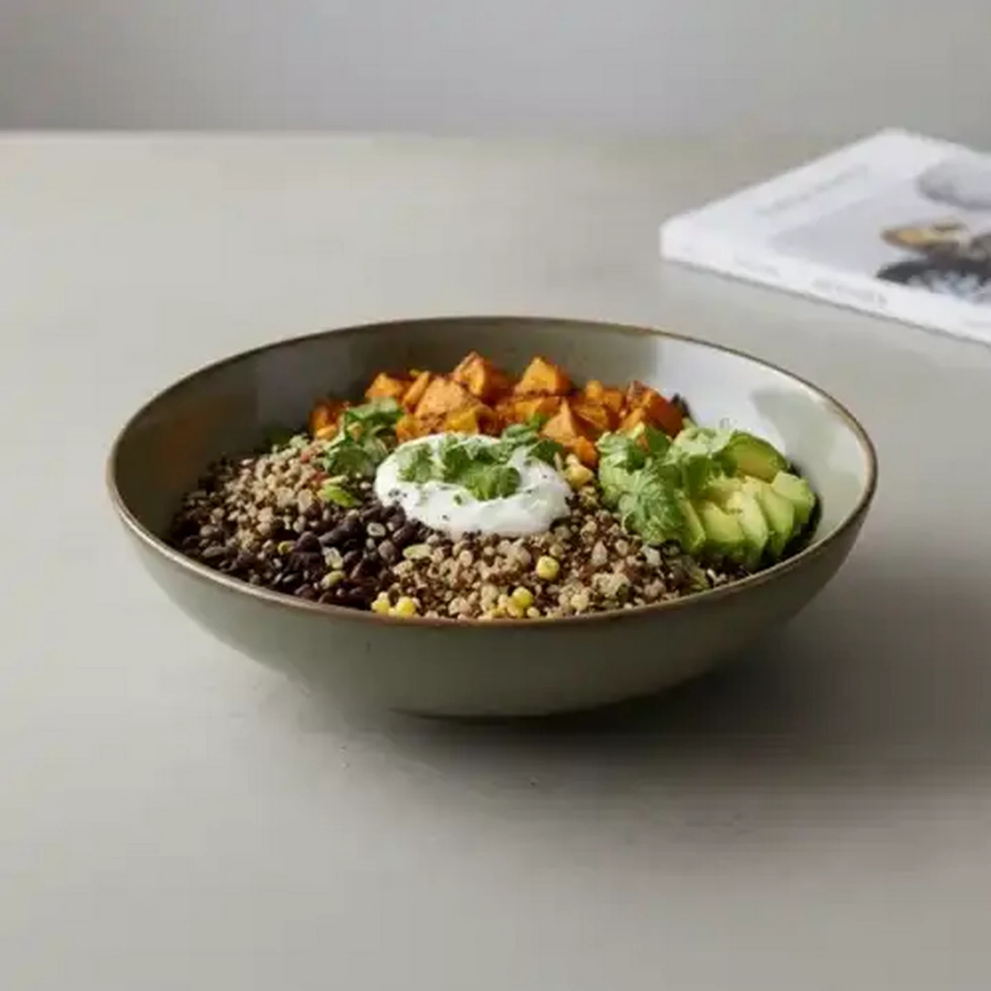 Image of Terra Stoneware Salad Bowl 30.2cm