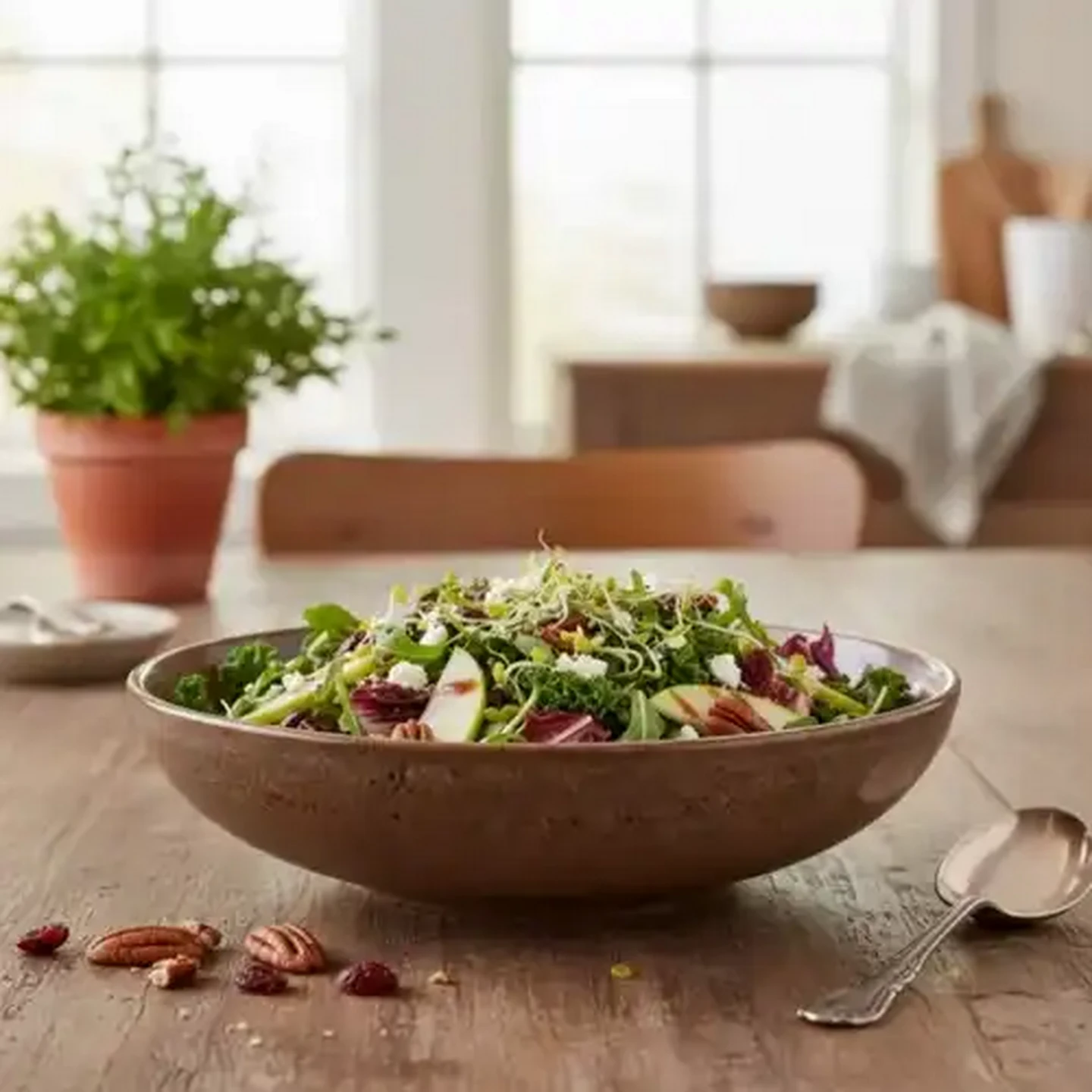 Image of Terra Stoneware Salad Bowl 26cm