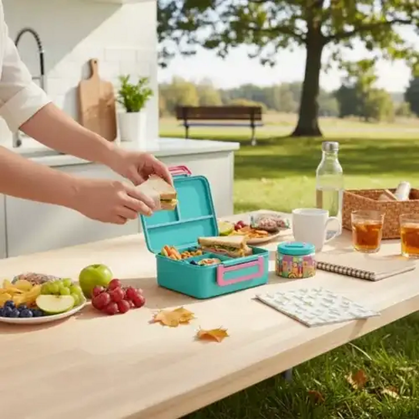 Image of Bento Premium Large Lunch Box (Design May Vary)