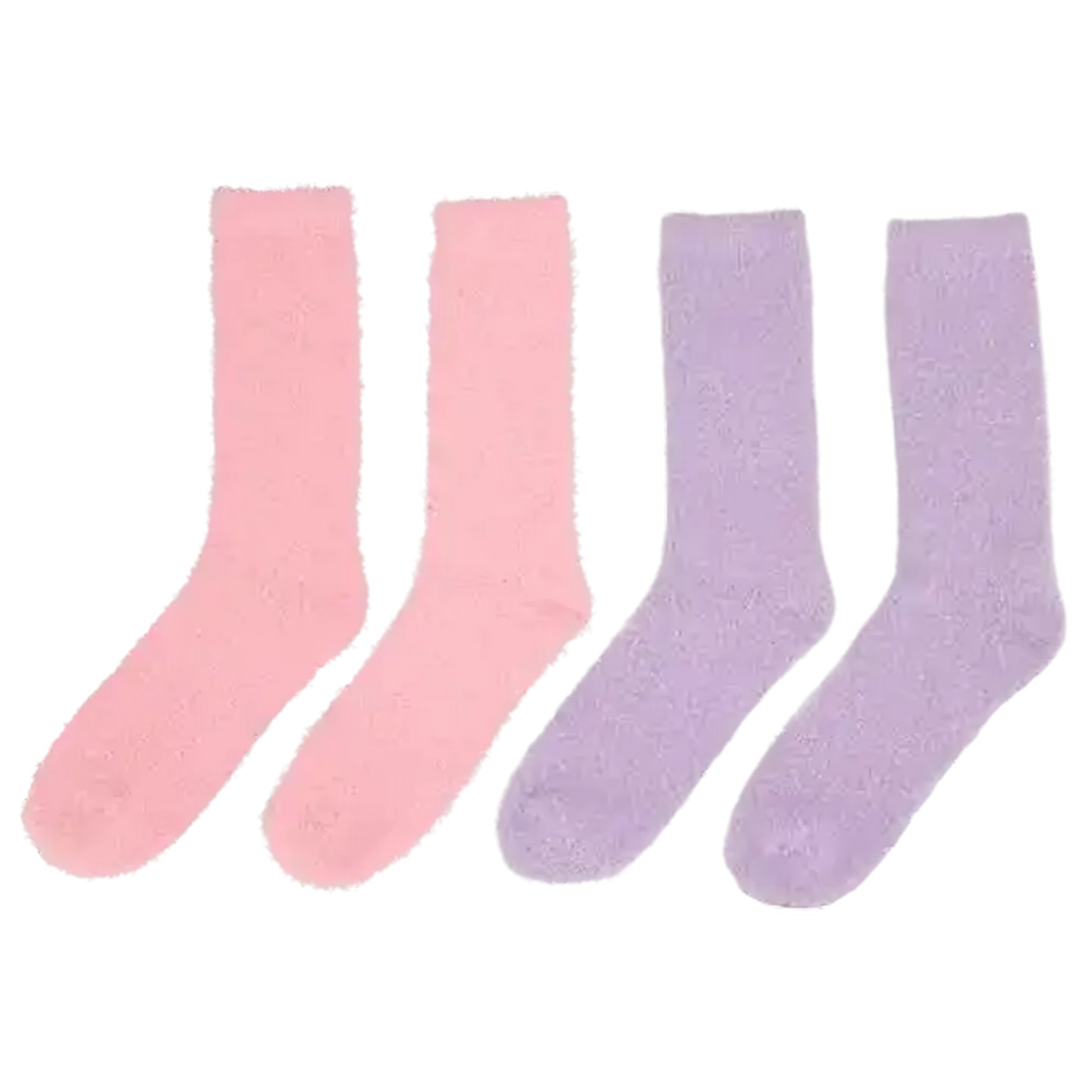 Image of Bare Basics Ladies Sherpa Anklet Socks  Size 4-7 2-Pack
