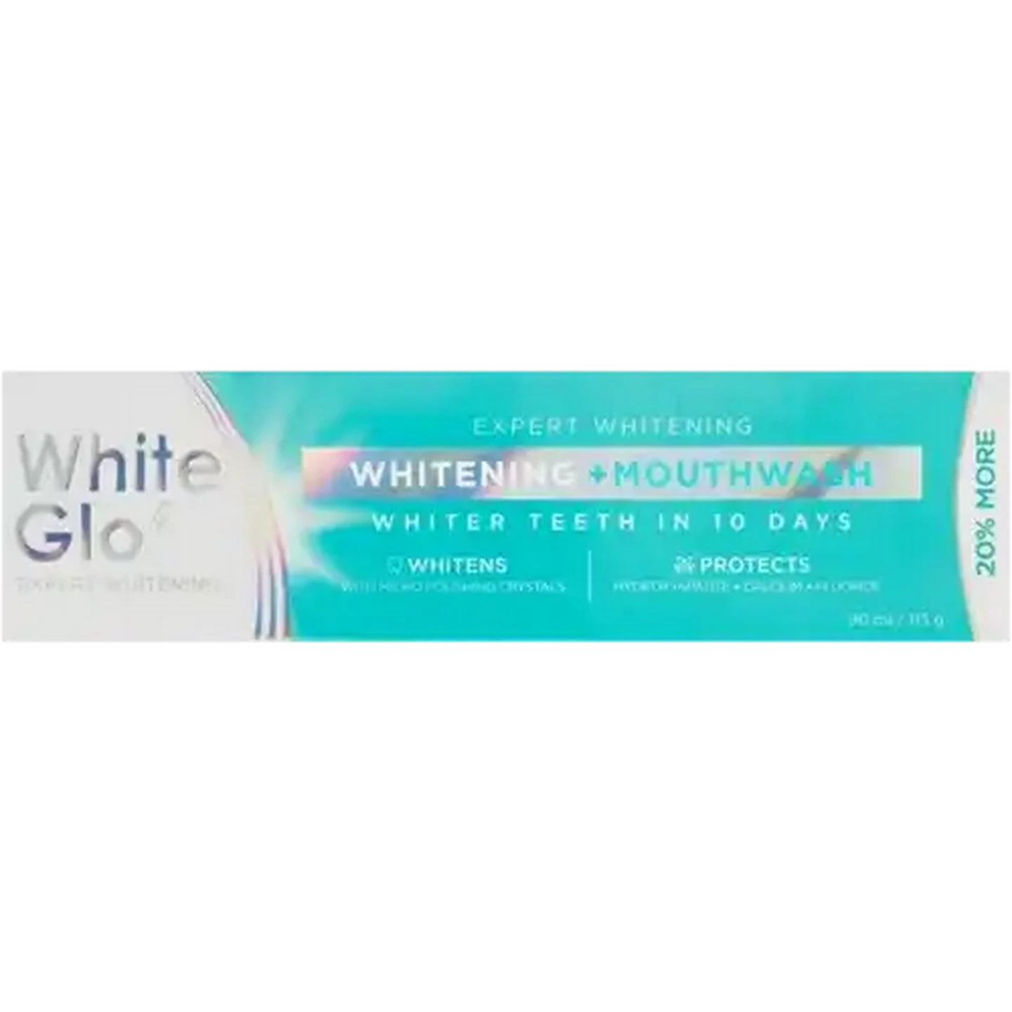 Image of White Glo Whitening + Mouthwash Toothpaste 90ml