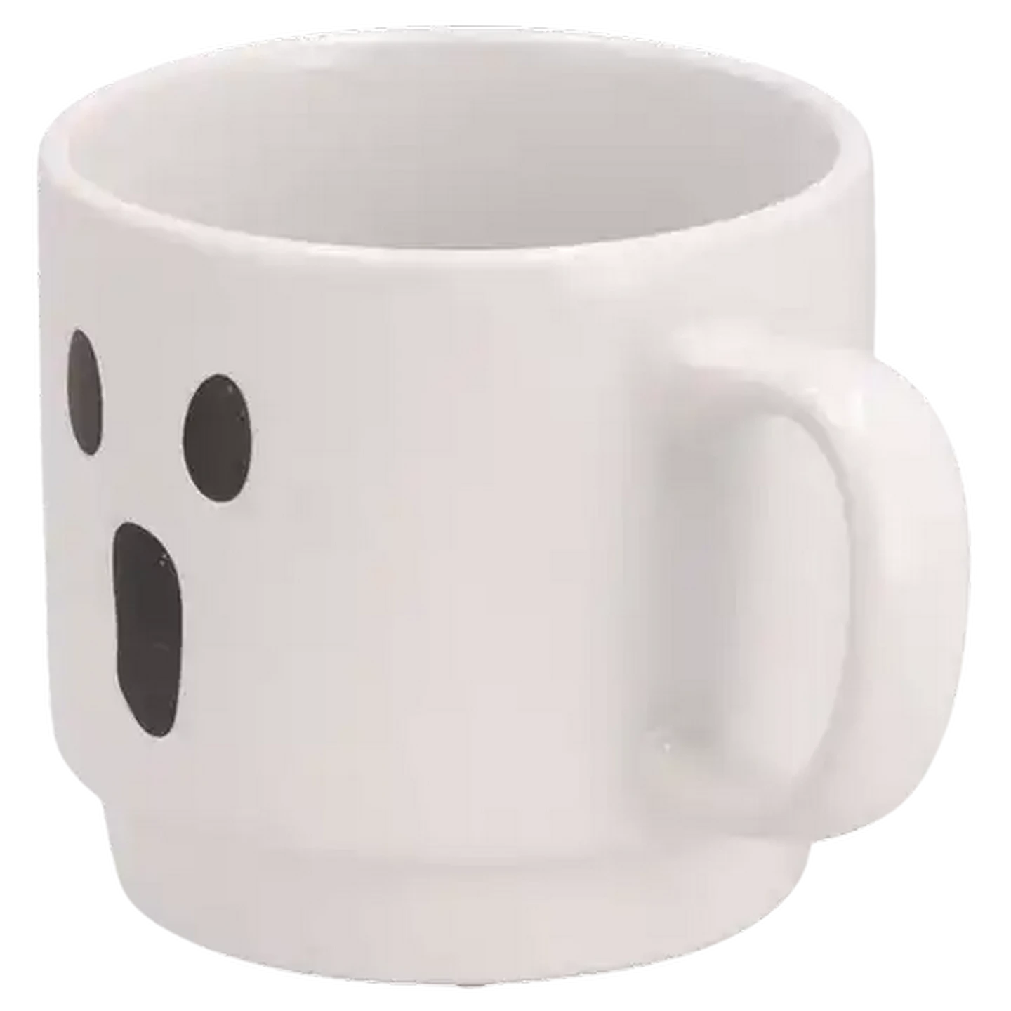 Image of Spooky White Stoneware Coffee Mug 400ml
