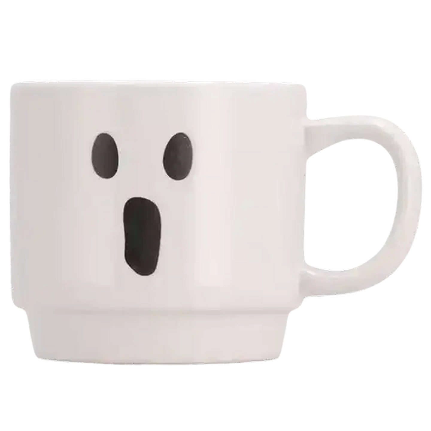 Image of Spooky White Stoneware Coffee Mug 400ml